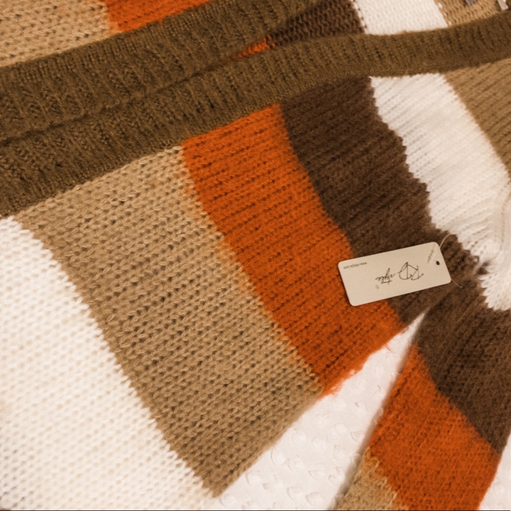 Cozy Color Block Cardigan - Small - NWT
